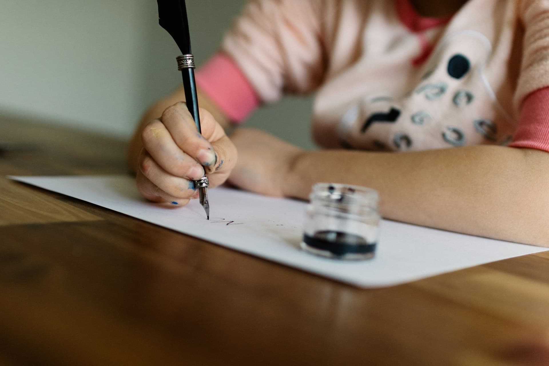 Hoe schrijf je valentijnsdag man met pen